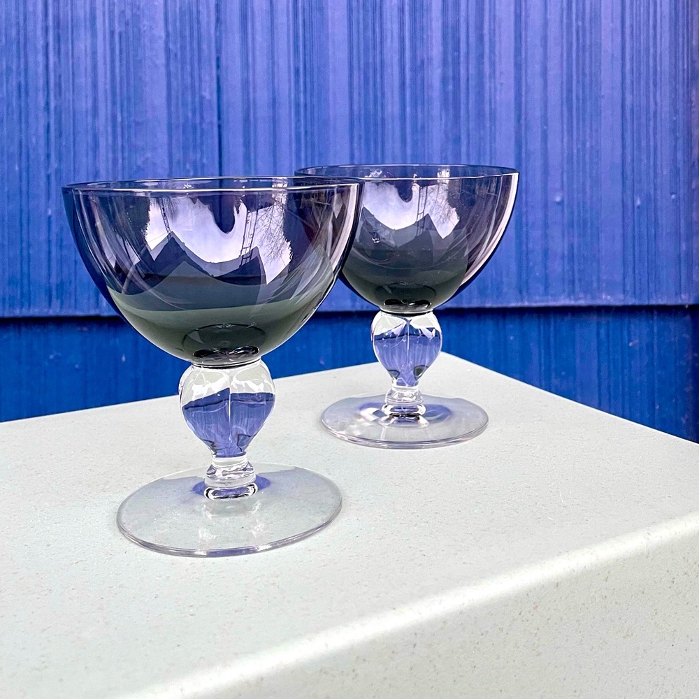 MCM Swedish crystal coupes